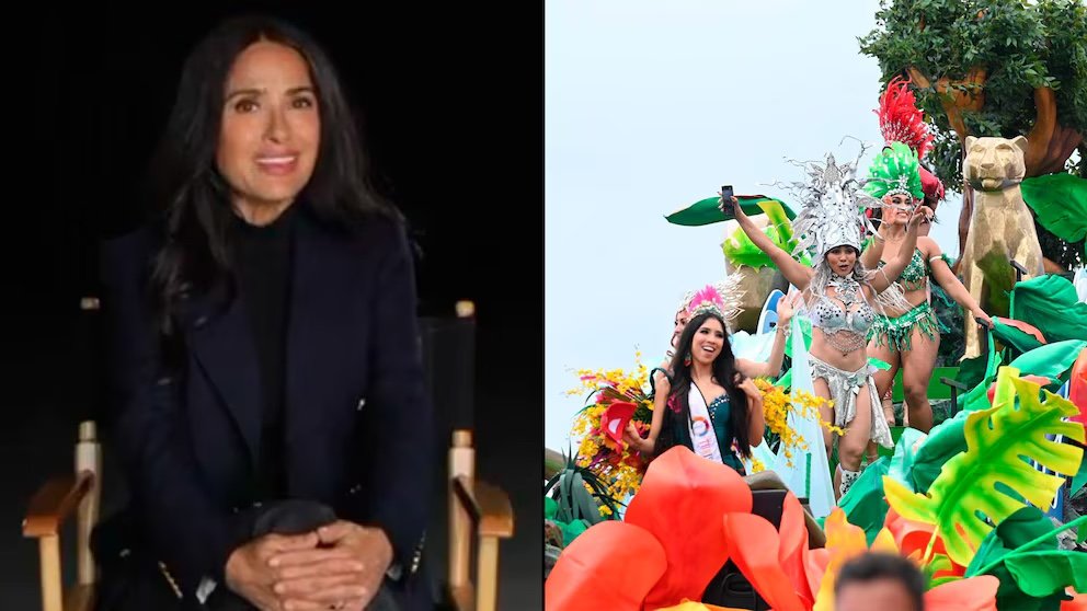 Salma Hayek promueve Carnaval de Veracruz 2026: Rocío Nahle destaca invitación del evento en febrero