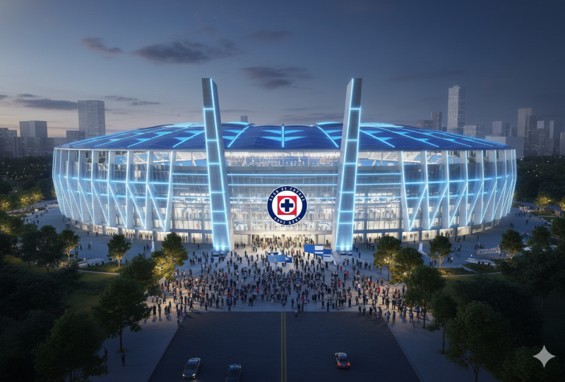 Lo que pidió Clara Brugada al Cruz Azul para los terrenos del estadio y dónde estará