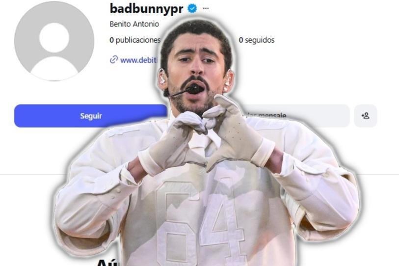 Bad Bunny borra todo su Instagram tras el Super Bowl; ¿anunciará nueva música?