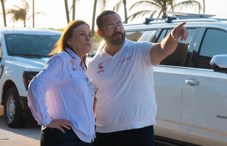 Reconoce Gobernadora Rocío Nahle trabajo del alcalde Pedro Miguel Rosaldo en Coatzacoalcos