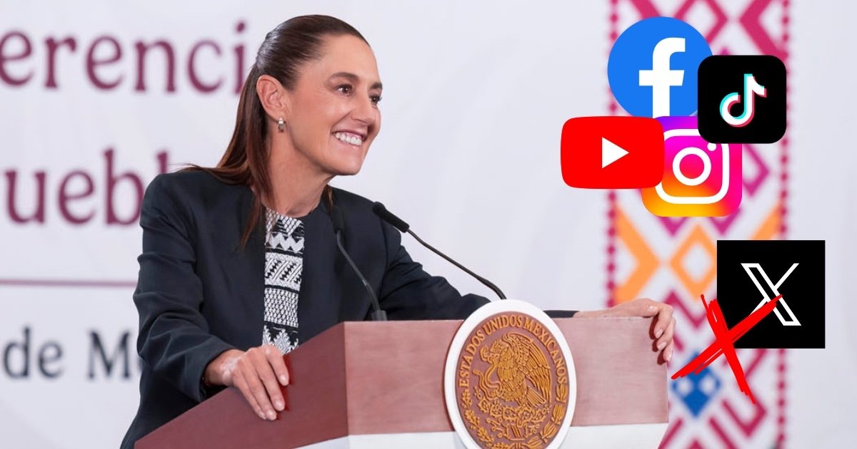 Sheinbaum hace acuerdo con plataformas vs violencia a mujeres; X se resiste