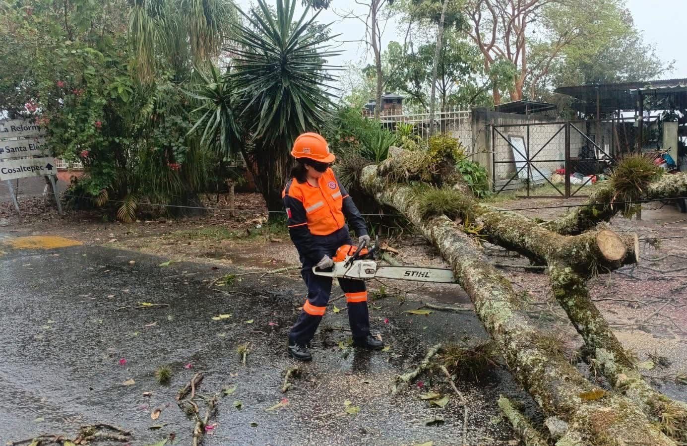 Afectados 41 municipios por evento de norte; afectaciones son atendidas: Rocío Nahle