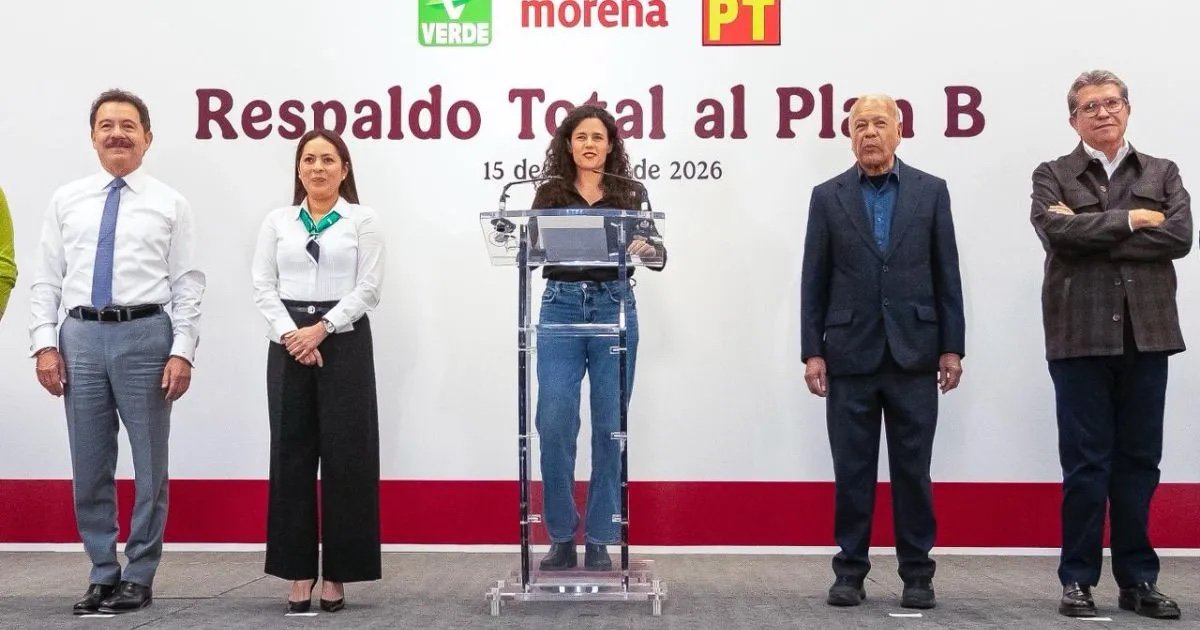 MORENA, PT Y VERDE ACUERDAN IMPULSAR PLAN B DE SHEINBAUM
