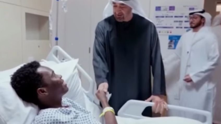 El presidente de los Emiratos Árabes Unidos afirma que el país saldrá más fuerte y visita a heridos por las tensiones regionales