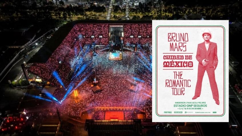 Bruno Mars en México: FECHAS de sus conciertos en CDMX, ¿dónde se presentará y cuándo es la preventa de boletos?
