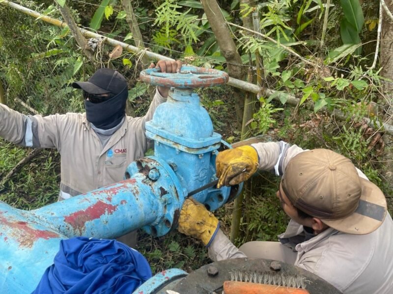 Se restablecerá servicio de agua en colonias del poniente en un lapso de 48 a 72 horas