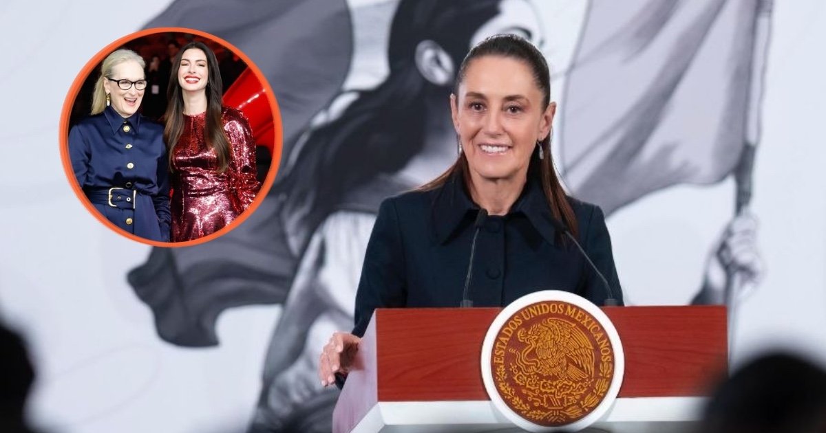 Sheinbaum agradece a Meryl Streep sus palabras de reconocimiento