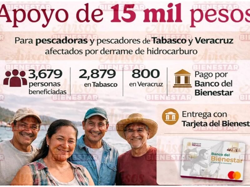 Inicia Conapesca dispersión de apoyos del programa Bienpesca en Tabasco y Veracruz