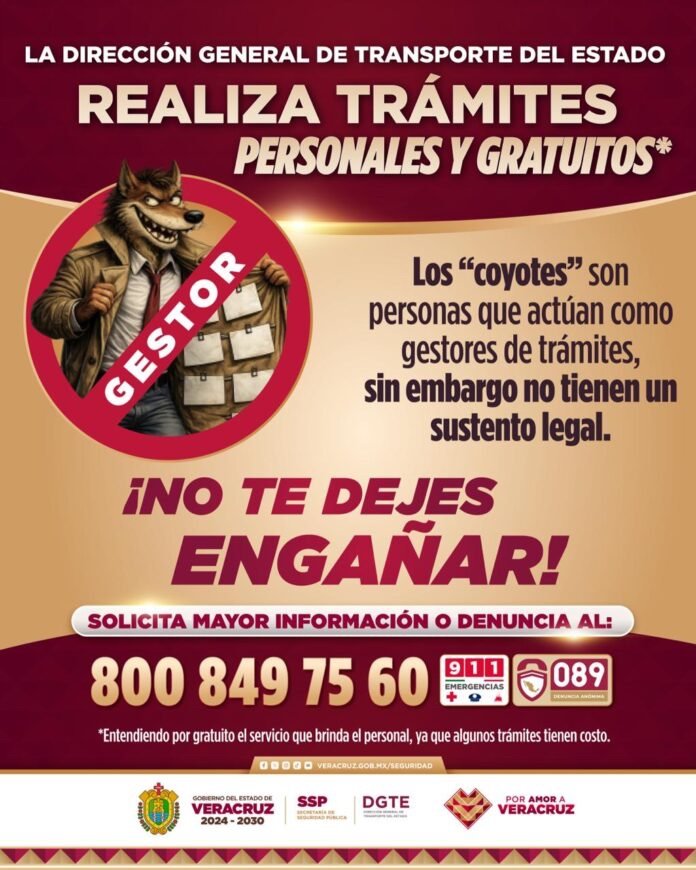 Licencias sin intermediarios: SSP llama a proteger tu trámite y tu dinero