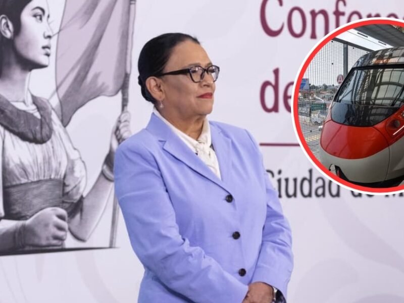 Rosa Icela anuncia que tren al AIFA está listo para arrancar operaciones