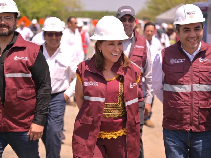 Gobernadora y titular de Conagua supervisan el Acueducto Coatzacoalcos