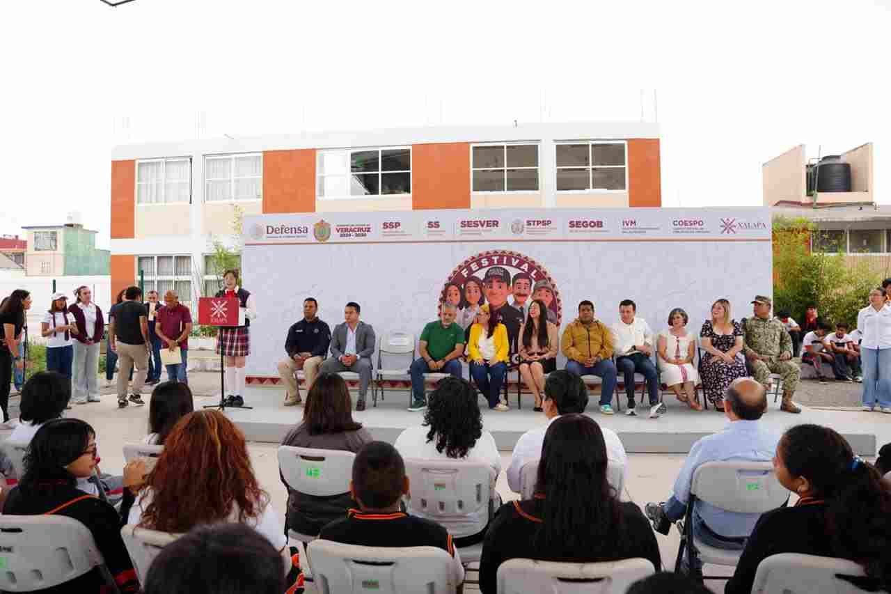 En colaboración con la SSP, todo un éxito el Festival Vive Seguro Xalapa en El Moral