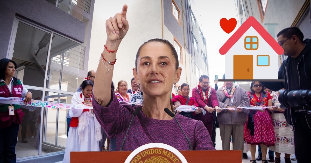 Sheinbaum ha entregado más de 15 mil viviendas; avanza el derecho a un hogar en México