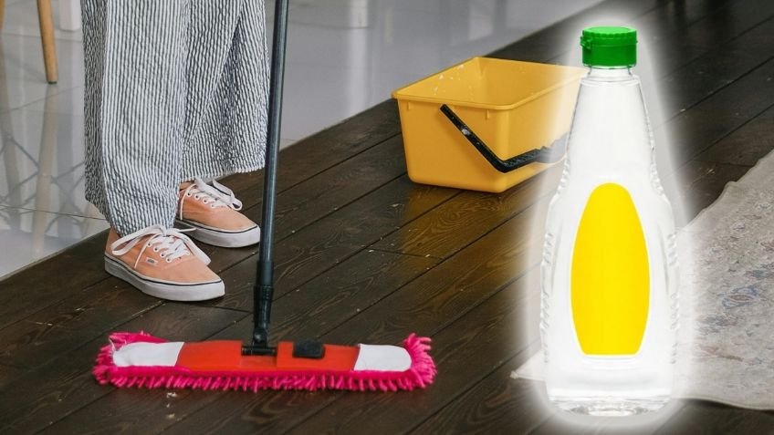 El secreto para pisos brillantes y sin bacterias usando vinagre blanco