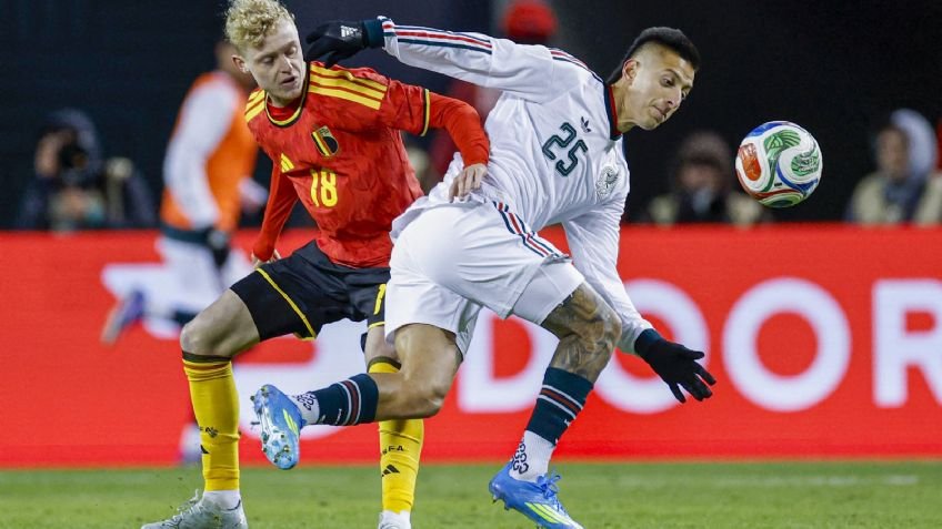 Bélgica corta la racha de cuatro juegos de México sin recibir gol en sus últimos encuentros