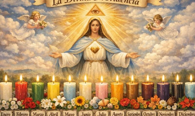 Velas de la Divina Providencia: ¿qué color se enciende en abril y qué significa?