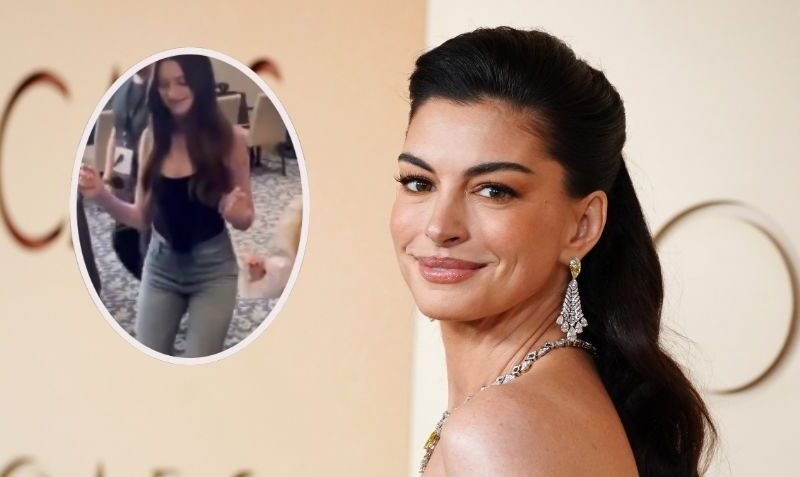 Anne Hathaway enloquece a fans mexicanos al bailar al ritmo de Los Ángeles Azules