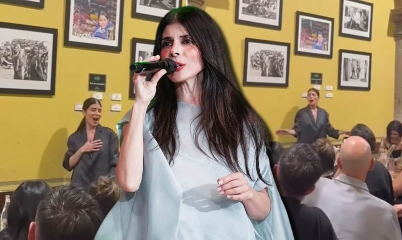 Ely Guerra sorprende a las personas de una tradicional cantina de Guadalajara y deleita a todos con su voz