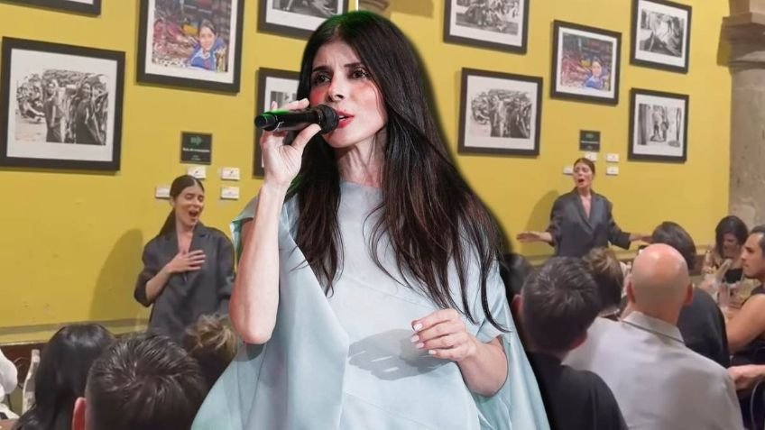 Ely Guerra sorprende a las personas de una tradicional cantina de Guadalajara y deleita a todos con su voz