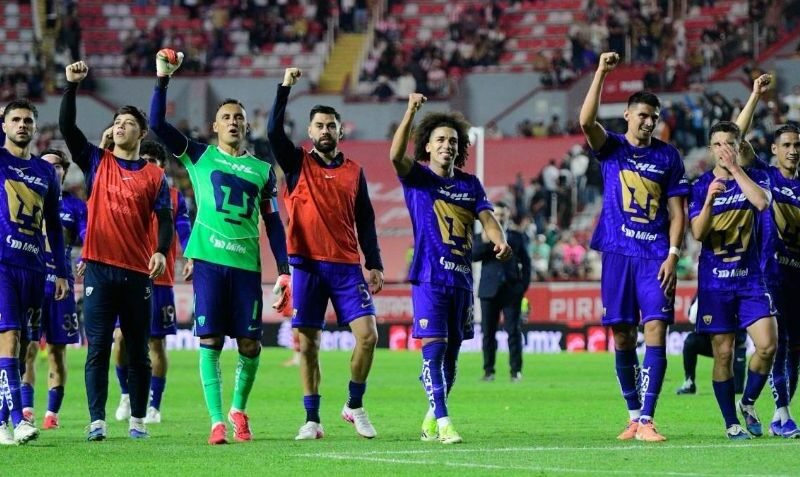 Pumas y Pachuca dominan la recta final del torneo mexicano