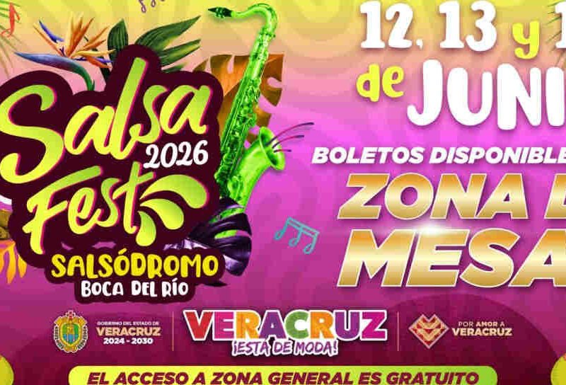 Salsa Fest 2026: Boletos ya disponibles para la zona de mesas, en línea y en taquilla