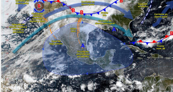 Lluvias muy fuertes este jueves y viernes enVeracruz: Conagua
