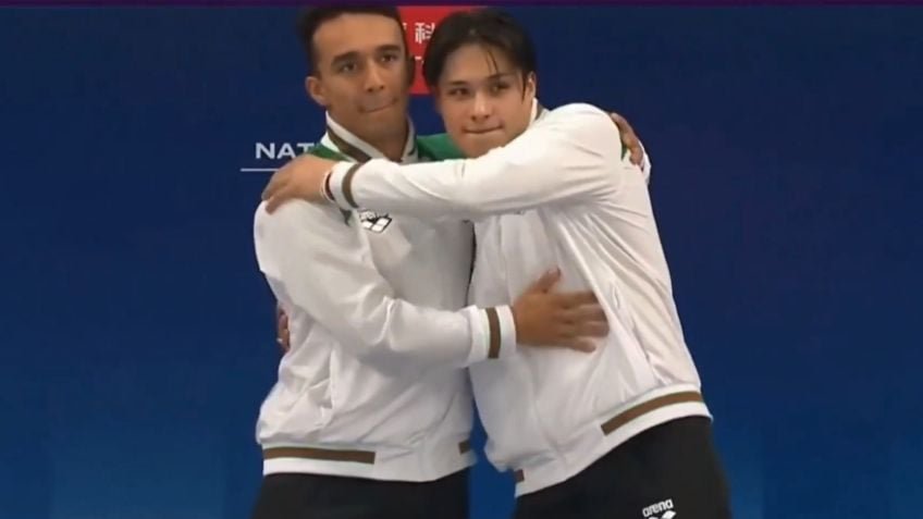 México gana plata en la Super Copa Mundial de Clavados con Osmar Olvera y Juan Celaya