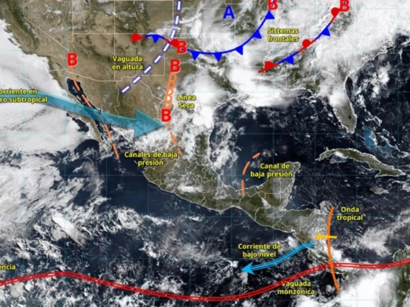 SMN pronostica tormentas eléctricas y granizo para la tarde de este domingo 24 de mayo