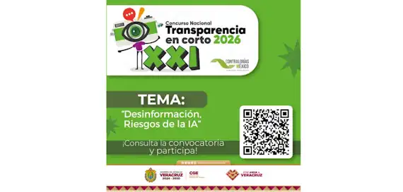 Invita Contraloría a participar en el Concurso Nacional Transparencia en Corto