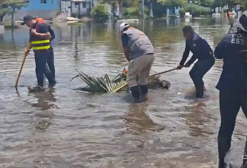Mantiene Gobierno estatal operativo de atención ante lluvias registradas en la entidad