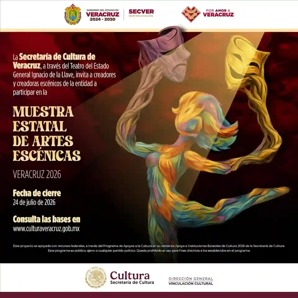 Convoca SECVER a participar en la Muestra Estatal de Artes Escénicas Veracruz