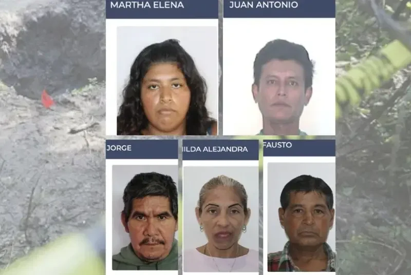 Identifican a 5 veracruzanos desaparecidos y hallados en fosas de Puebla
