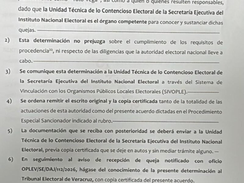 OPLE declara improcedente queja del PAN contra Eduardo “Tato” Vega