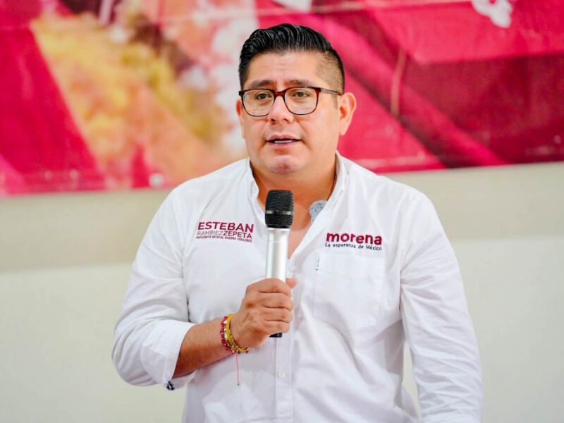 Esteban Ramírez Zepeta anuncia fechas para procesos internos de MORENA
