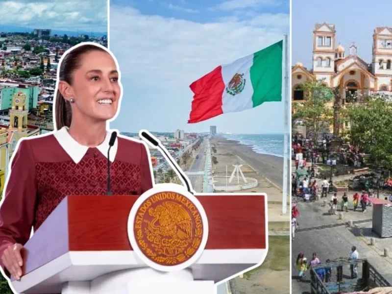 Sheinbaum recorrerá Veracruz este fin de semana; visitará Xalapa, Martínez, Coatzacoalcos y Minatitlán