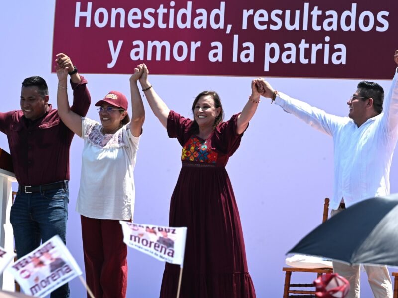 Reconoce Rosa María liderazgo de Claudia Sheinbaum y Rocío Nahle a dos años de su triunfo electoral