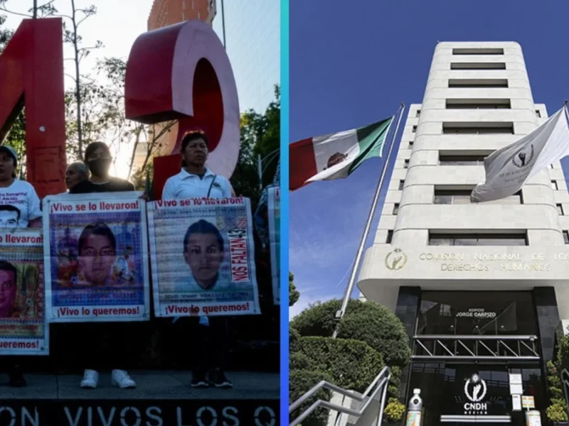 Caso Ayotzinapa: CNDH acusa ‘Anti-verdad histórica’ y ‘montaje’ por parte de organizaciones