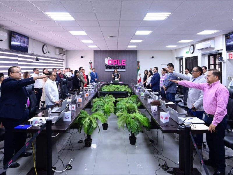 Incorporación de nuevos partidos políticos al Consejo General del OPLE Veracruz es reflejo de la pluralidad que hay en nuestro estado