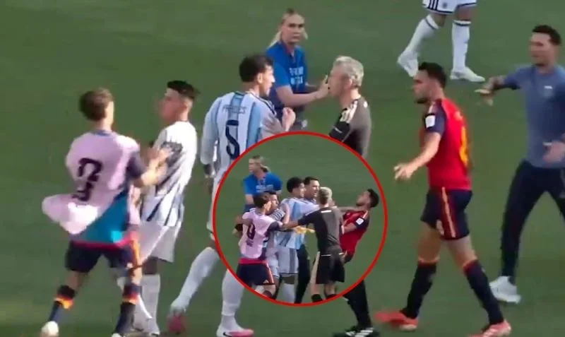 Esta fue la razón por la que Leandro Paredes tomó del cuello al español Éric García en la final del Mundial