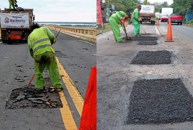 Sin fecha para bacheo en Puente Nacional: vías dañadas son de competencia federal y estatal.