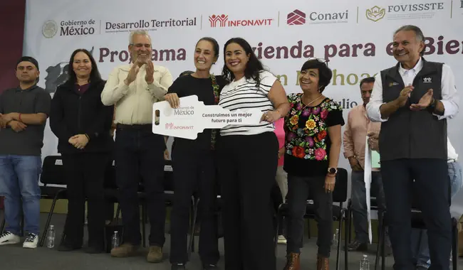 Estamos cumpliendo los sueños del pueblo de México: Presidenta entrega Viviendas del Bienestar en Morelia; la meta nacional es 1.8 millones