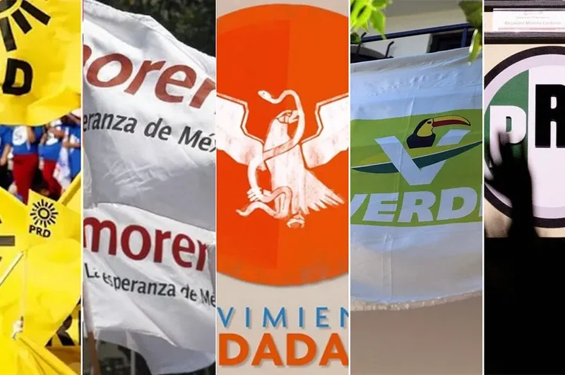 Partidos recibirán cifra histórica en 2027: 10 mil 842 mdp; otra vez, Morena será el más rico