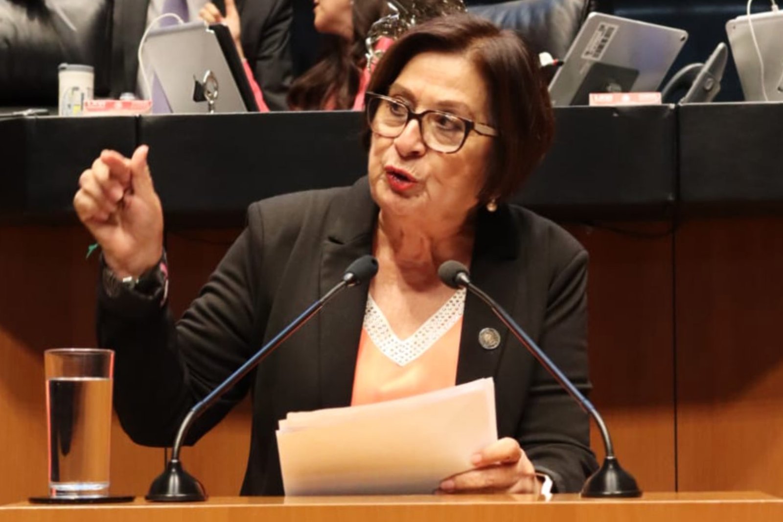 Margarita Corro defiende reforma judicial y llama a elevar el debate en el Congreso