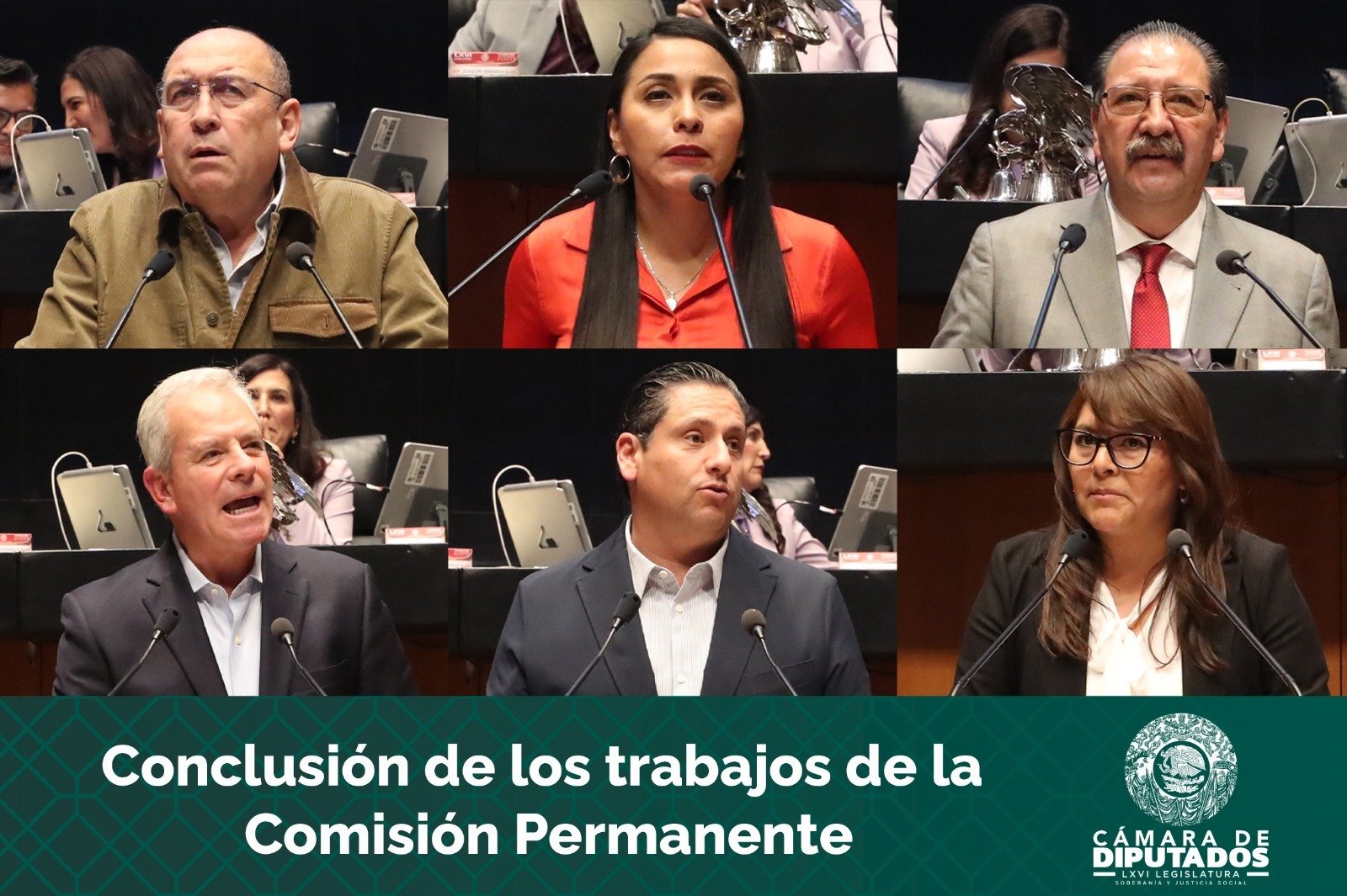 Diputadas y diputados fijan postura con motivo de la conclusión de trabajos de la Comisión Permanente