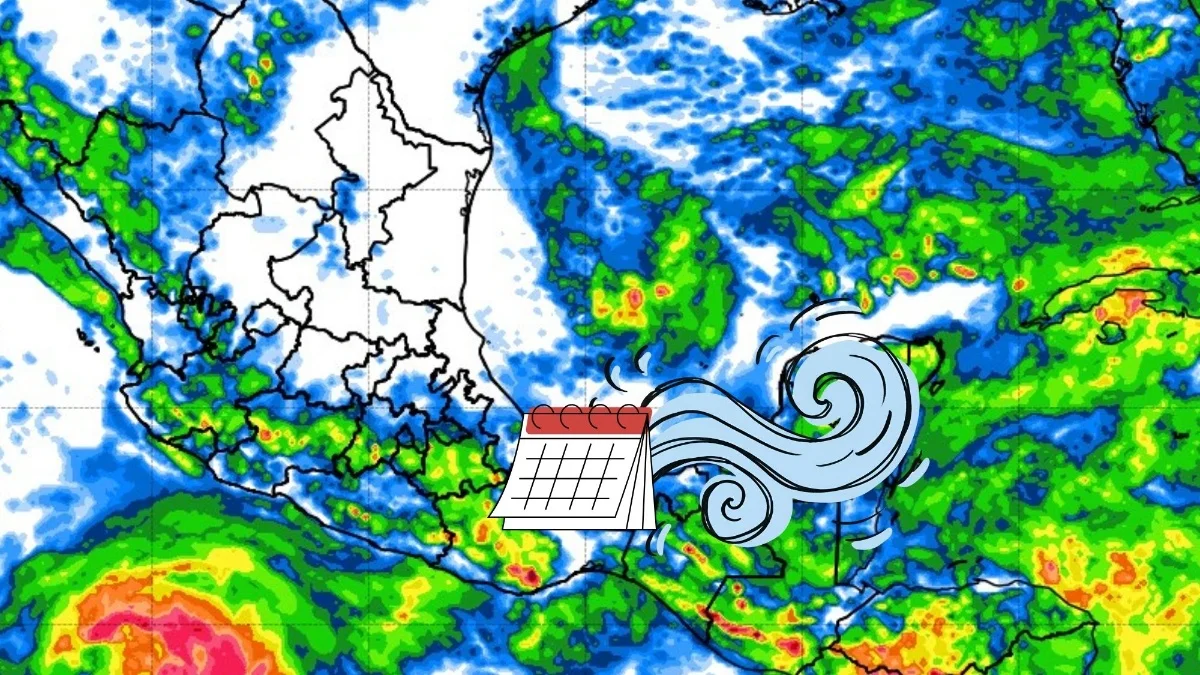 Norte en Veracruz: a partir de este día de la próxima semana impactarán lluvias y rachas de hasta 70 km/h por frente frío