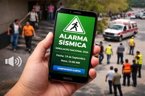 Simulacro Nacional moviliza a 33 millones en todo México y prueba alerta sísmica en celulares
