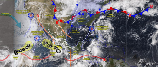 Posibilidad de chubascos a partir del miércoles en Veracruz: Conagua