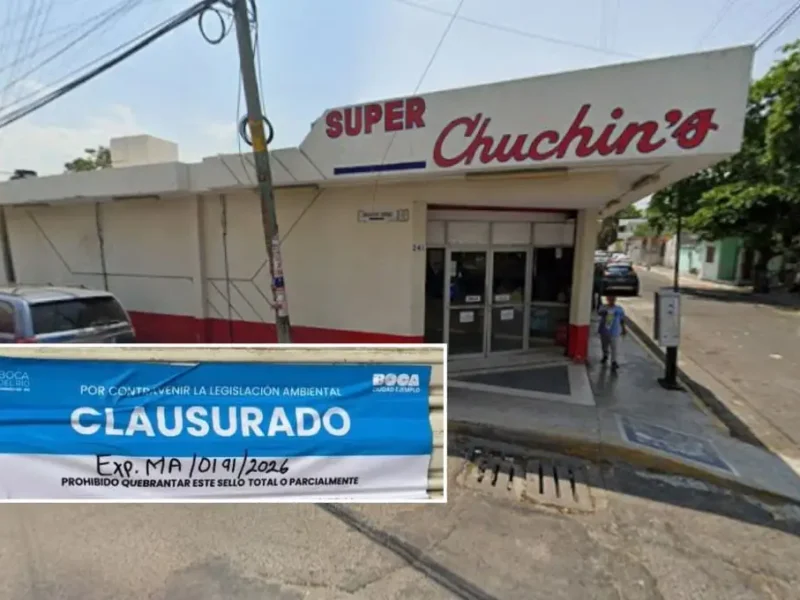 Clausuran sucursal Súper Chuchin’s en Boca del Río; esto sabemos