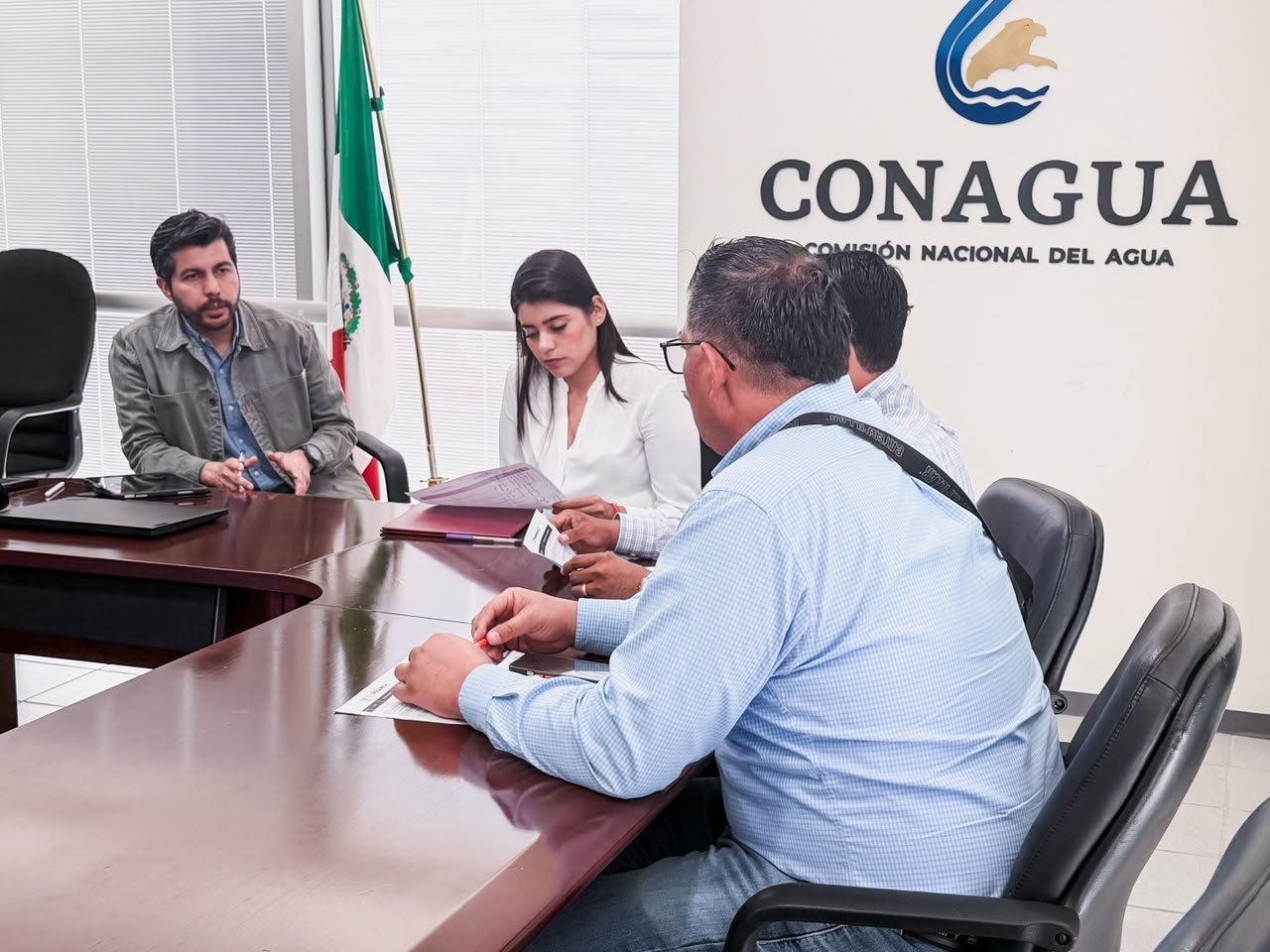 EL MURO DEL RÍO CAZONES UNA REALIDAD : ADANELY DA SEGUIMIENTO ANTE CONAGUA