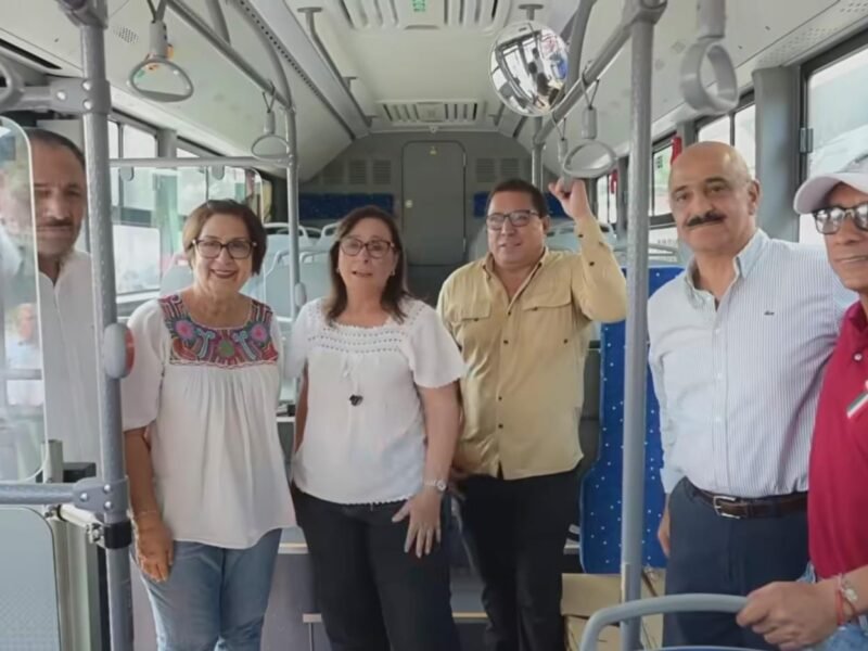 Llegan seis nuevos camiones para mejorar el transporte público en la Cuenca del Papaloapan